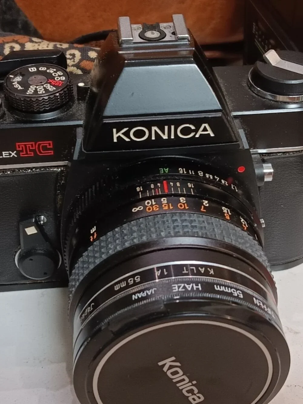 Vintage 35mm Konica / Yashica Camera's W/ Bag & Accessories
